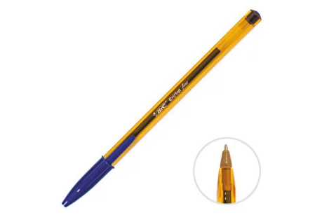 Bic Cristal Fine Tükenmez Kalem 0.8 mm Uçlu Mavi 50'li Paket