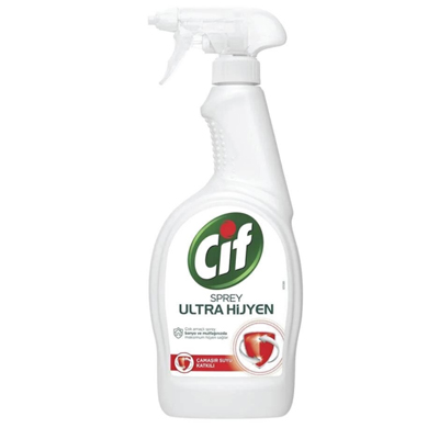 Cif Yağ Çözücü Sprey Ultra Hijyen 750 ml