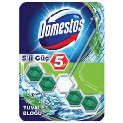 Domestos Wc Blok Güç Temizleyici Çam Ferahlığı 5 Adet